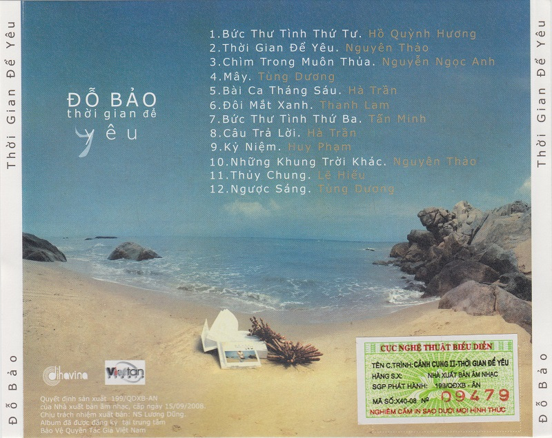 Dihavina CD - Cánh Cung Vol.2 - Thời Gian Để Yêu