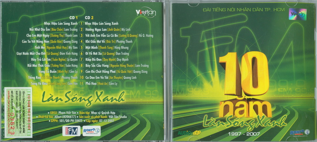 Viết Tân CD - 10 Năm Làn Sóng Xanh (1997-2007)