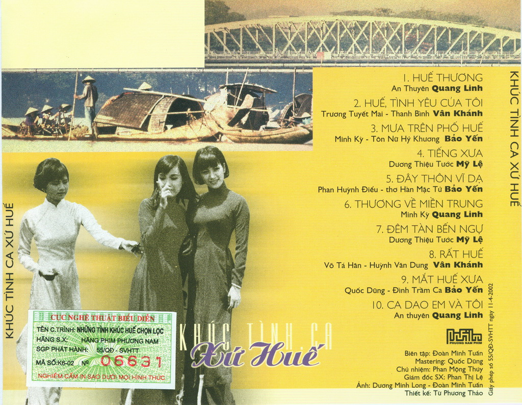 Phương Nam CD - Khúc Tình Ca Xứ Huế