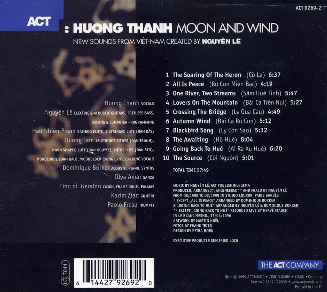 Moon And Wind (1999) - Huong Thanh & Nguyen Le