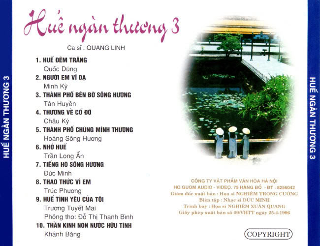 Hồ Gươm CD - Huế Ngàn Thương 3