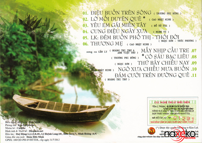 Kim Lợi CD - Quốc Đại - Điệu Buồn Trên Sông