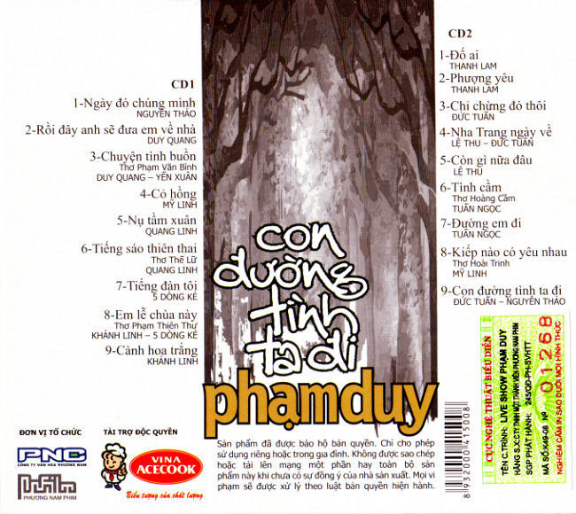 Phương Nam CD - Con Đường Tình Ta Đi
