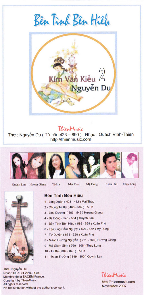 Kim Vân Kiều 2 - Nhạc Quách Vĩnh Thiện - Bên Tình, Bên Hiếu