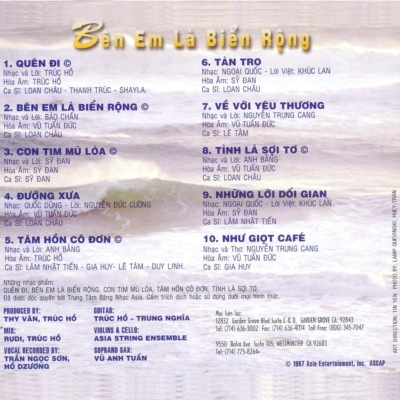 Asia CD102 - Bên Em Là Biển Rộng