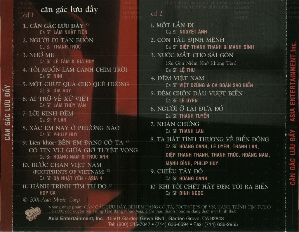 Asia CD155 - Căn Gác Lưu Đày