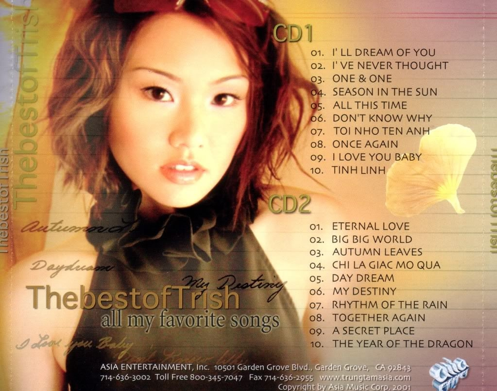 Asia CD159 - Trish The Best Of All My Favourite Songs