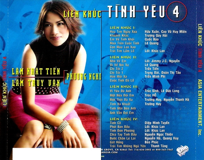 Asia CD165 - Liên Khúc Tình Yêu 4