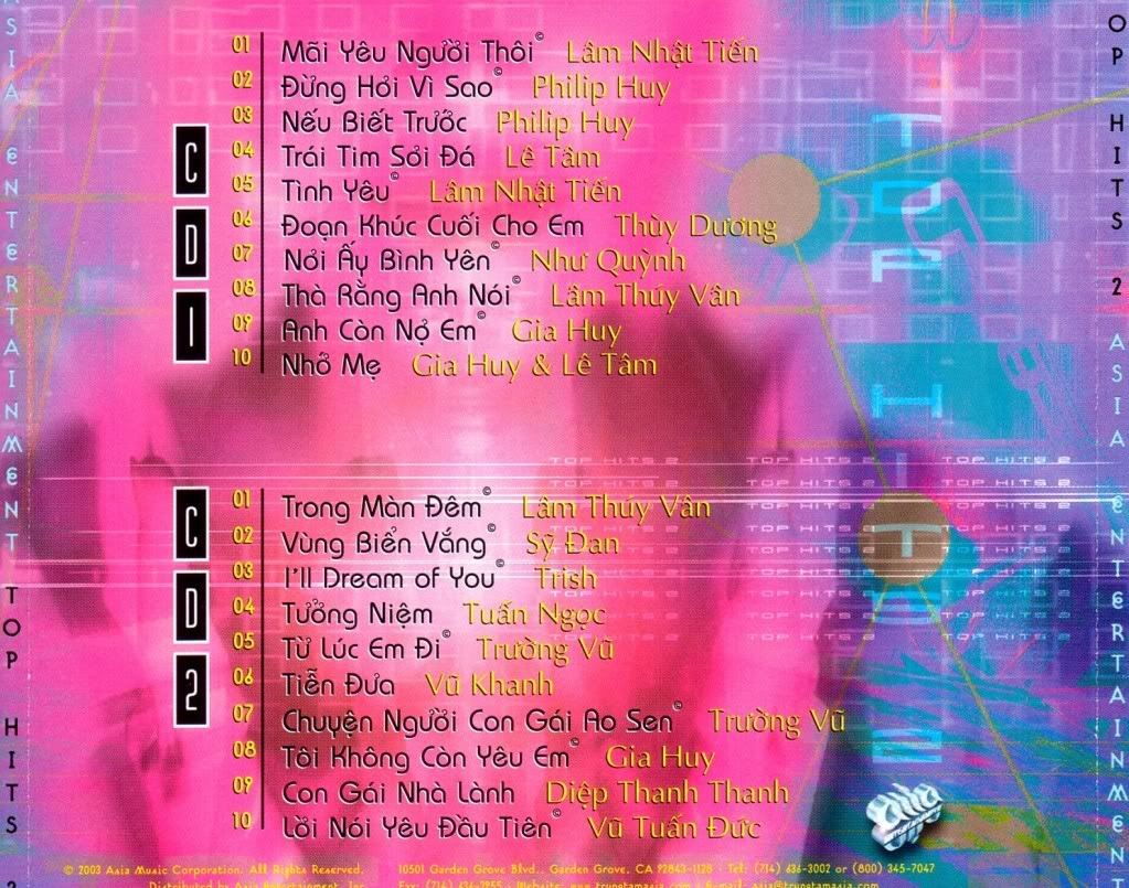 Asia CD188 - Top Hits