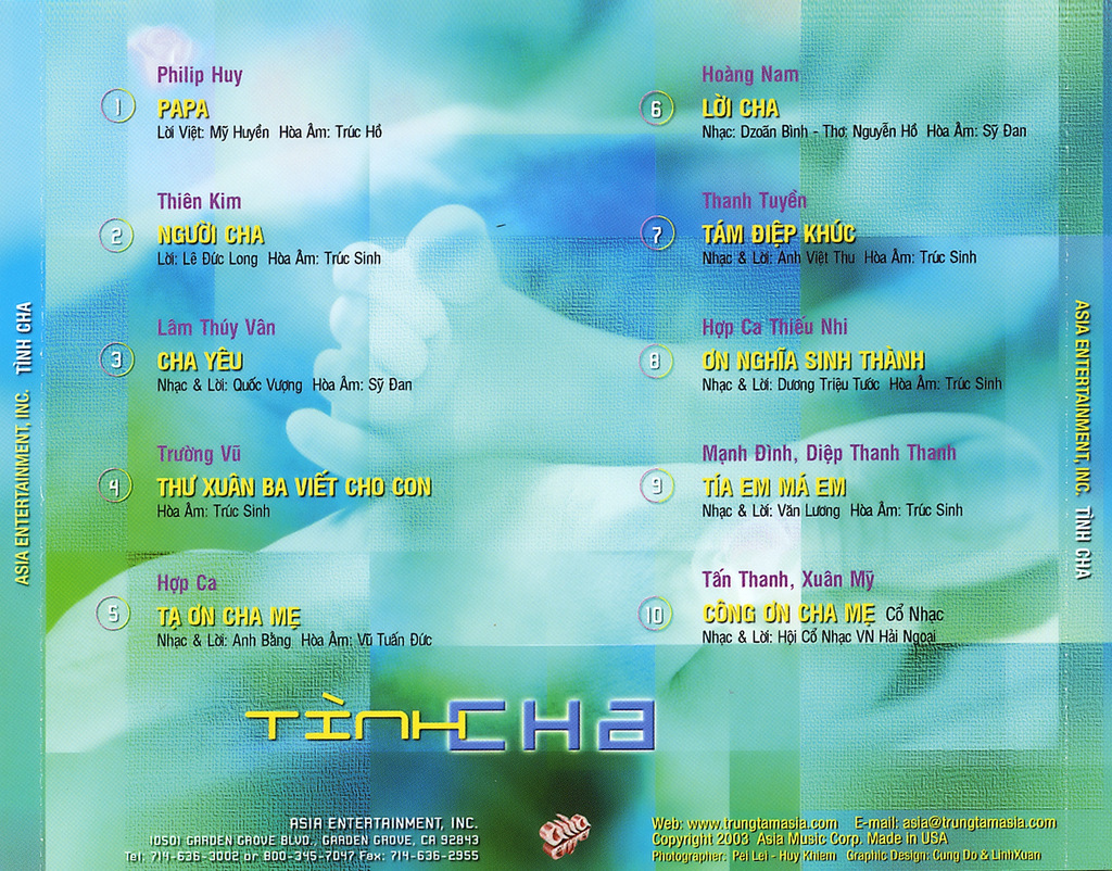 Asia CD192 - Tình Cha