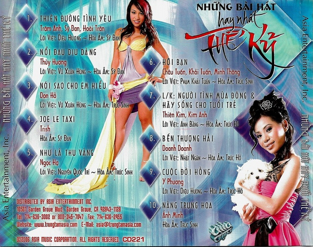 Asia CD221 - Tình Khúc Thế Giới 2