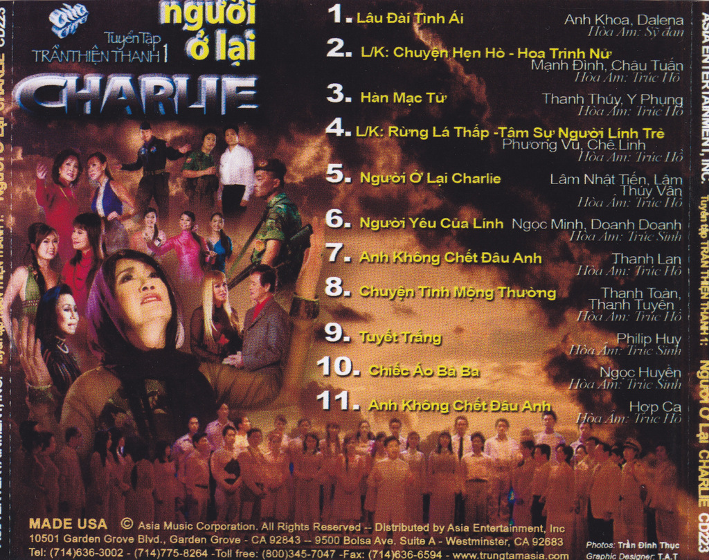 Asia CD223 - Người Ở Lại Charlie