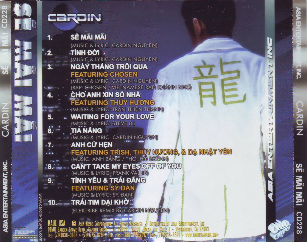 Asia CD228 - Sẽ Mãi Mãi