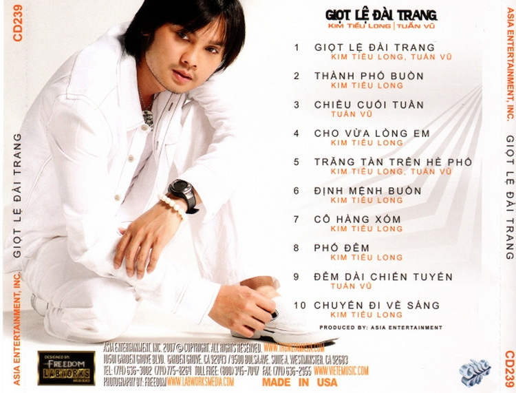 Asia CD239 - Giọt Lệ Đài Trang