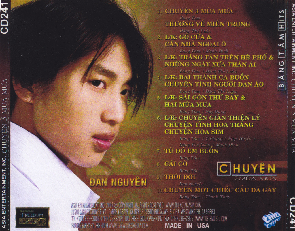 Asia CD241 - Chuyện Ba Mùa Mưa