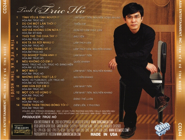 Asia CD244 - Tình Yêu Và Tình Người