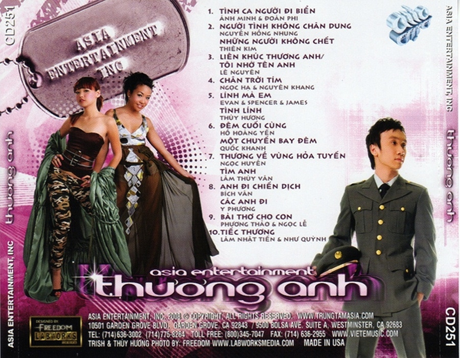 Asia CD251 - Thương Anh