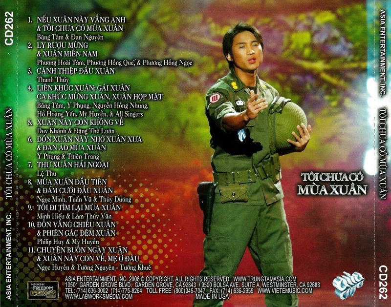 Asia CD262 - Tôi Chưa Có Mùa Xuân
