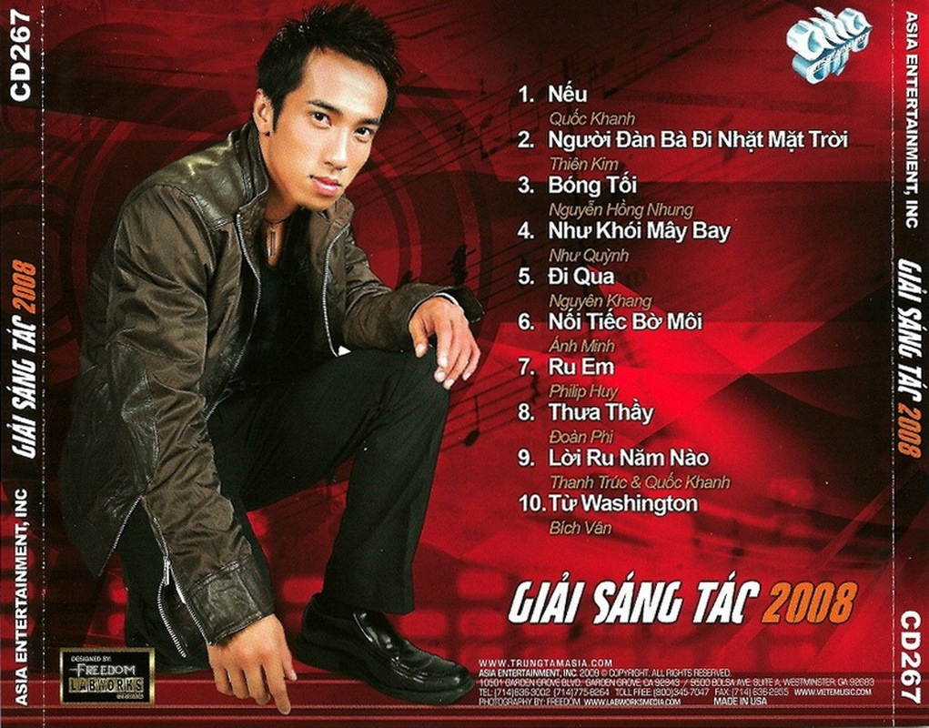 Asia CD267 - Giải Sáng Tác 2008