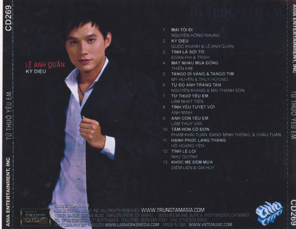 Asia CD269 - Từ Thuở Yêu Em