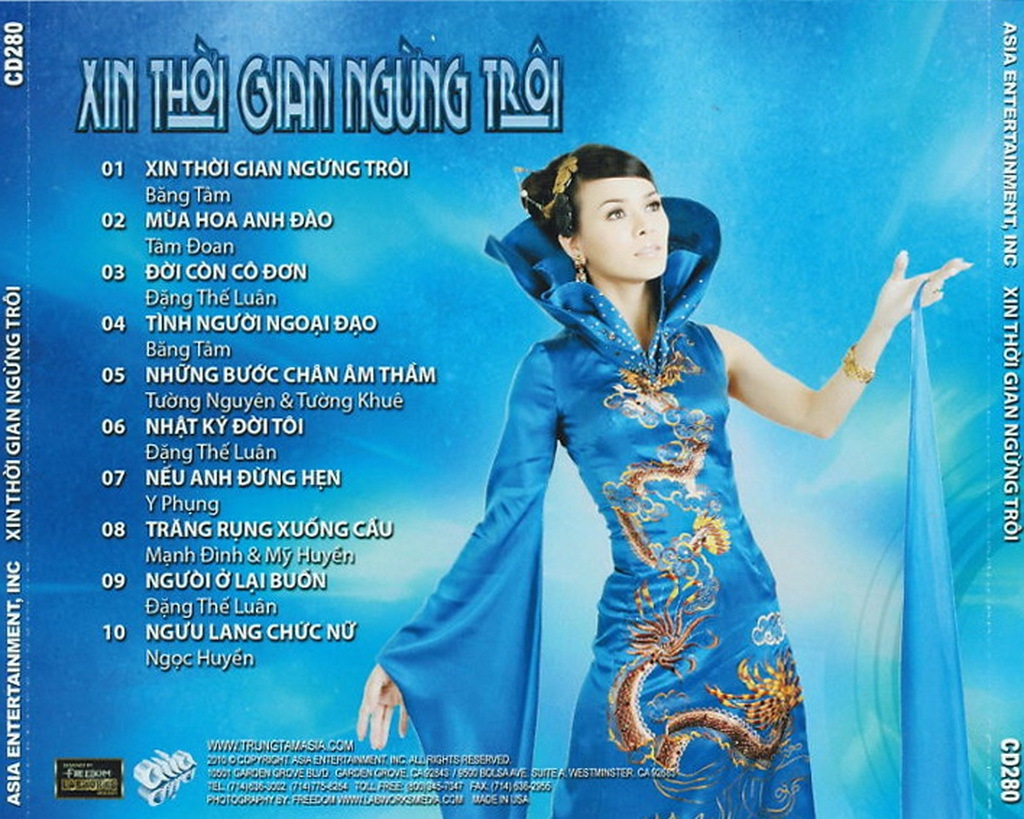 Asia CD280 - Xin Thời Gian Ngừng Trôi
