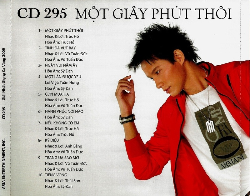 Asia CD295 - Một Phút Giây Thôi