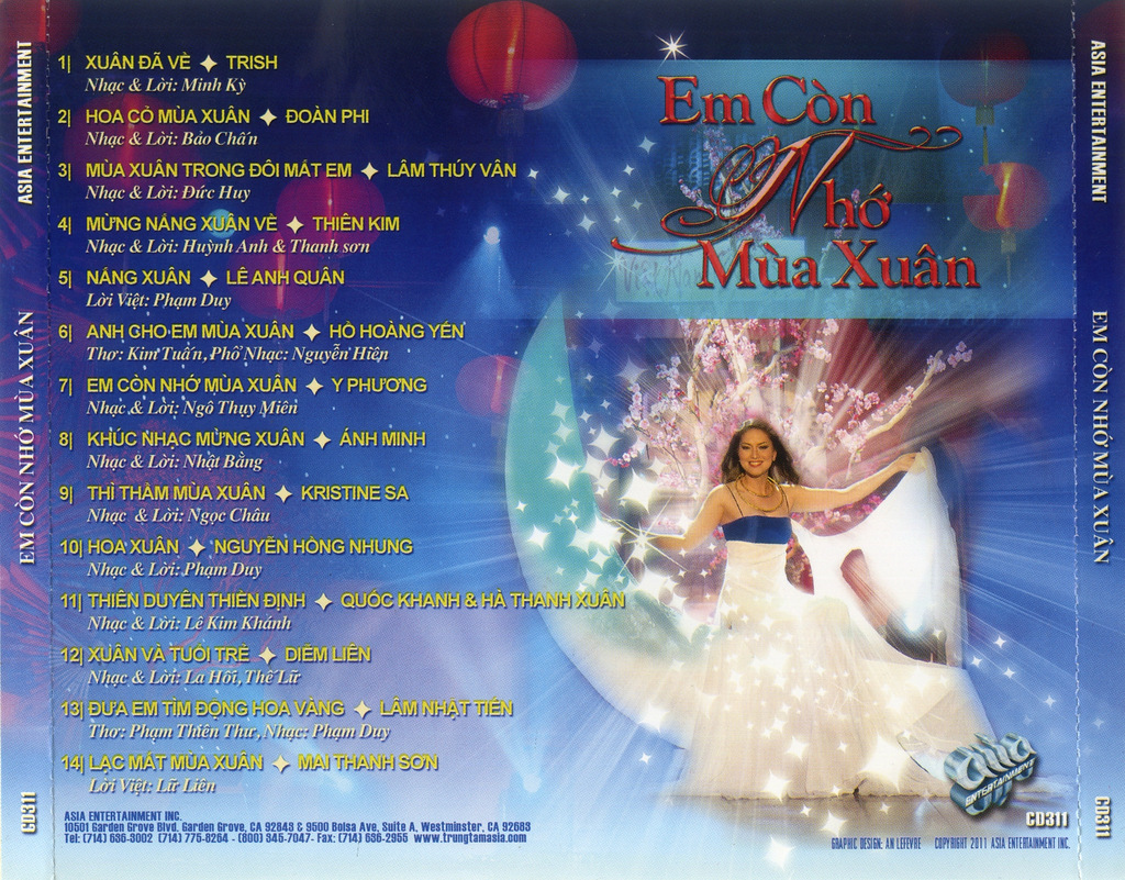 Asia CD311 - Em Còn Nhớ Mùa Xuân