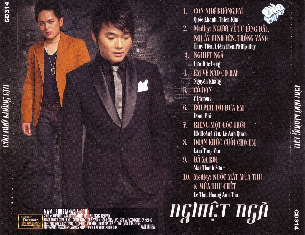 Asia CD314 - Còn Nhớ Không Em