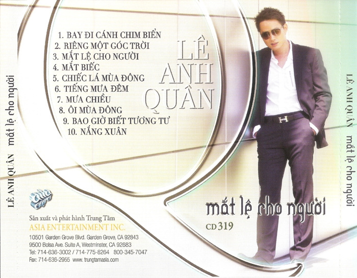 Asia CD319 - Mắt Lệ Cho Người
