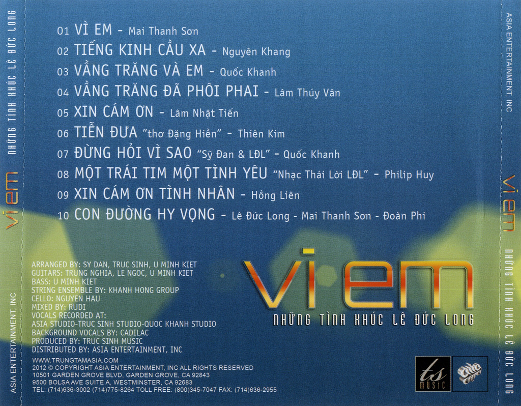 Asia CDCS039 - Vì Em