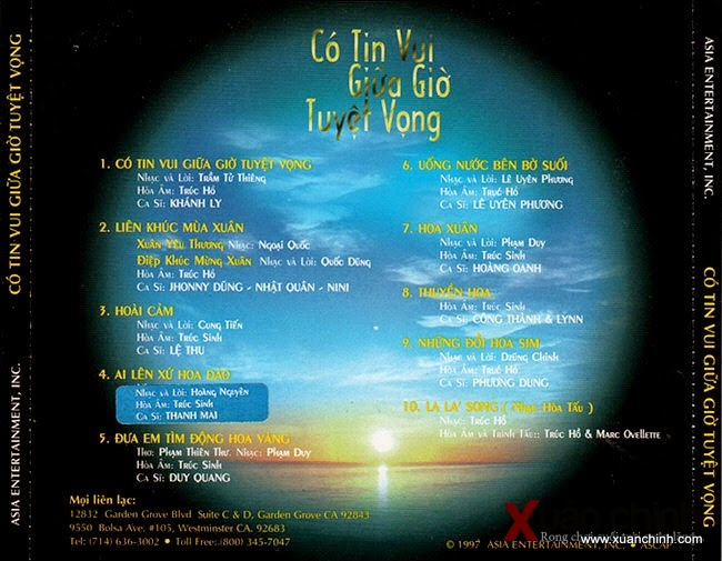Asia CD093 - Có Tin Vui Giữa Giờ Tuyệt Vọng