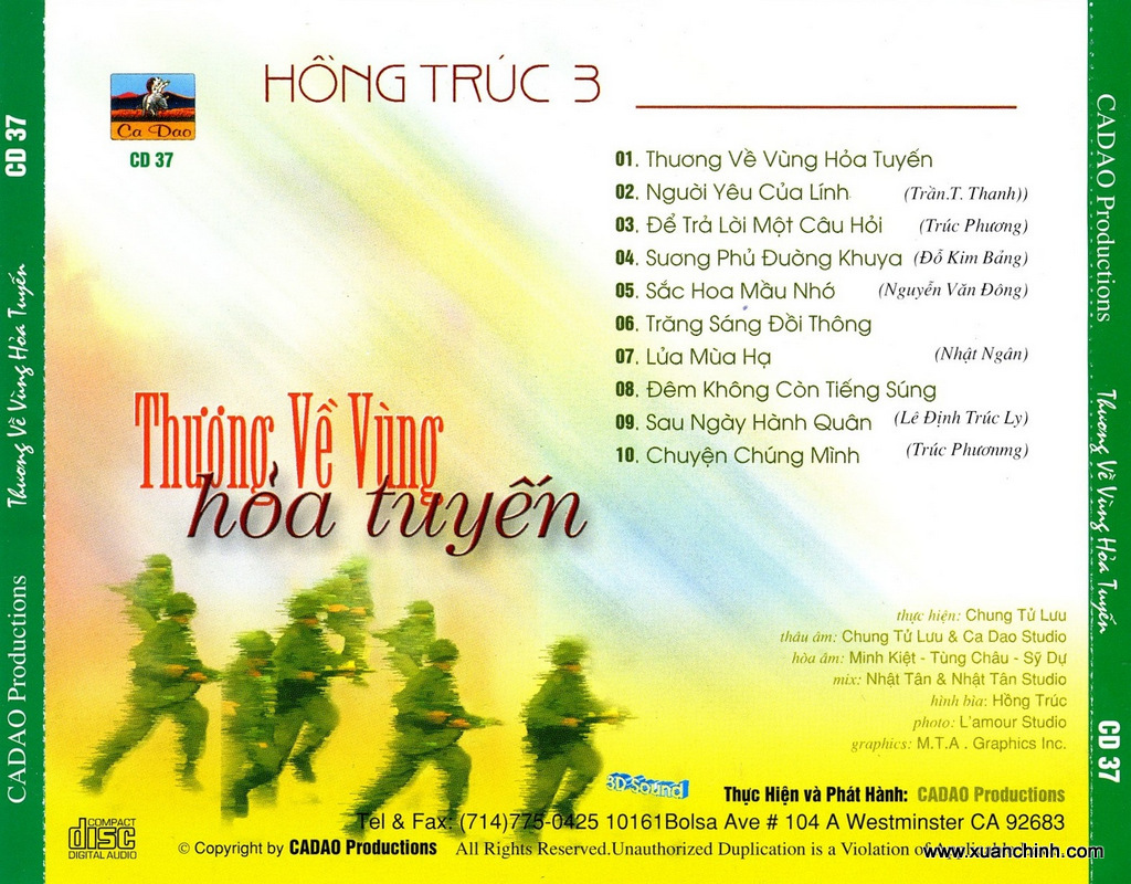 Ca Dao CD037 - Thương Về Vùng Hỏa Tuyến