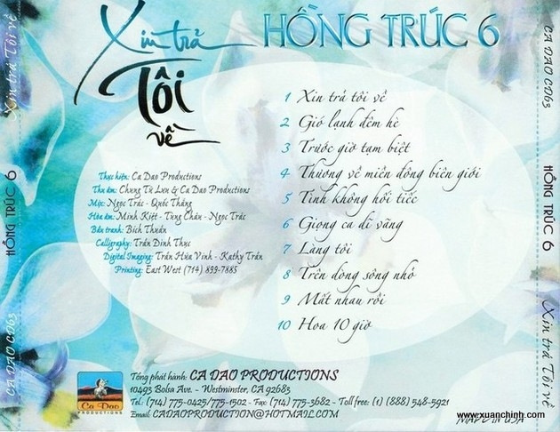 Ca Dao CD063 - Xin Trả Tôi Về