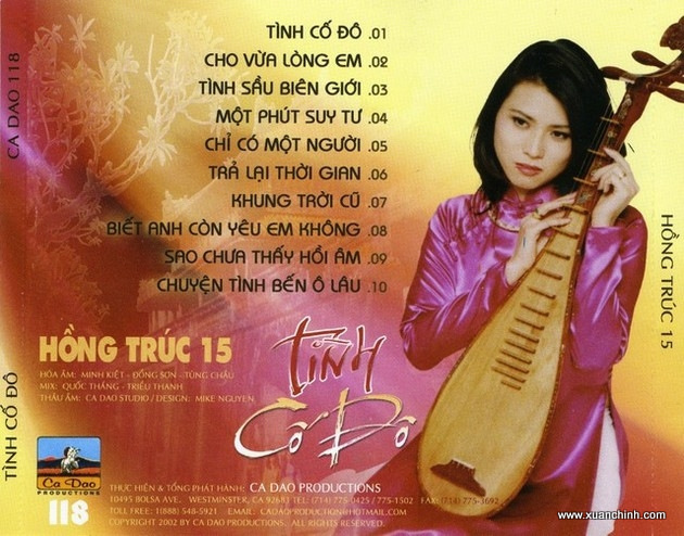 Ca Dao CD118 - Tình Cố Đô