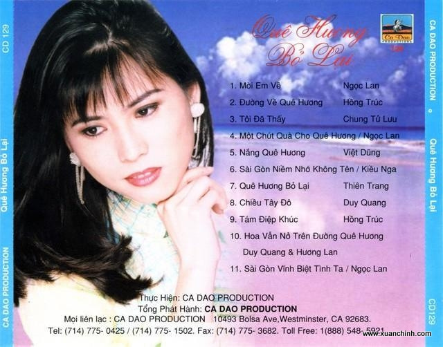 Ca Dao CD129 - Quê Hương Bỏ Lại