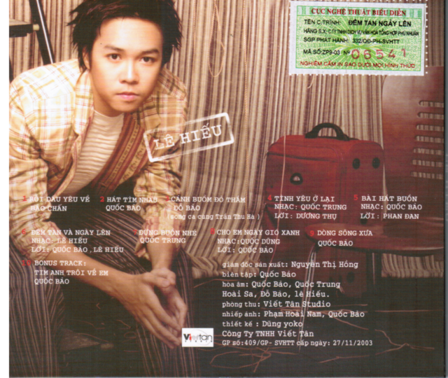 Viết Tân CD - Lê Hiếu Vol.1 - Đêm Tan & Ngày Lên