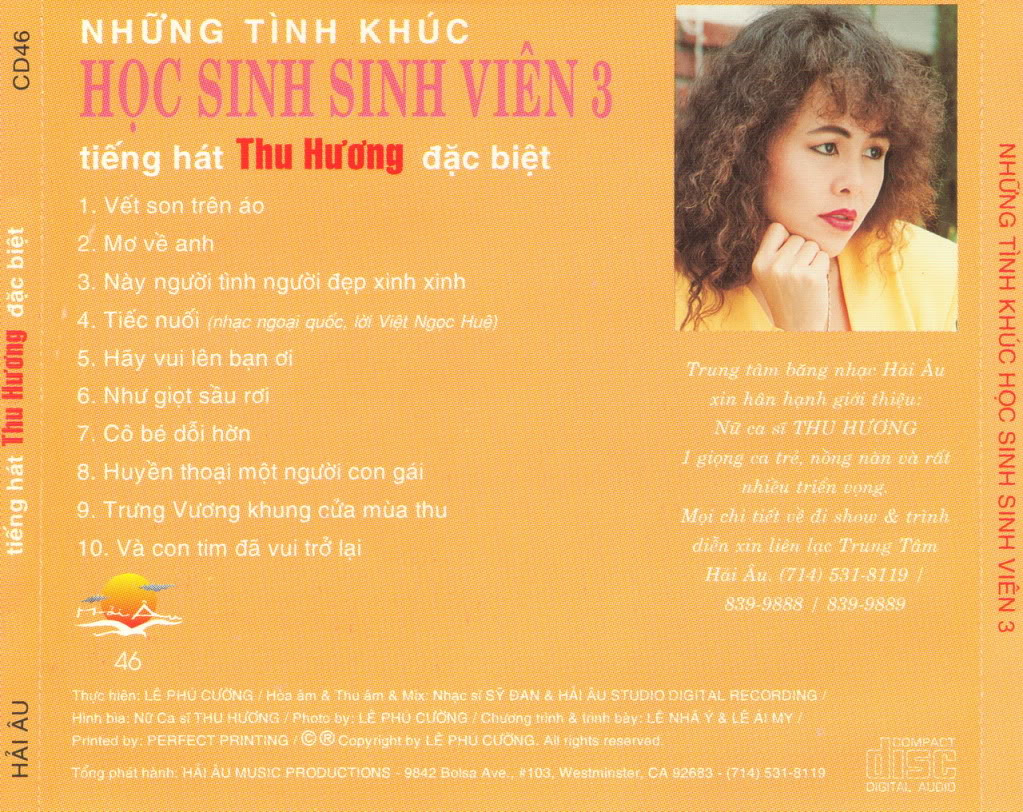 Hải Âu CD46 - Thu Hương - Tình Khúc Học Sinh Sinh Viên 3