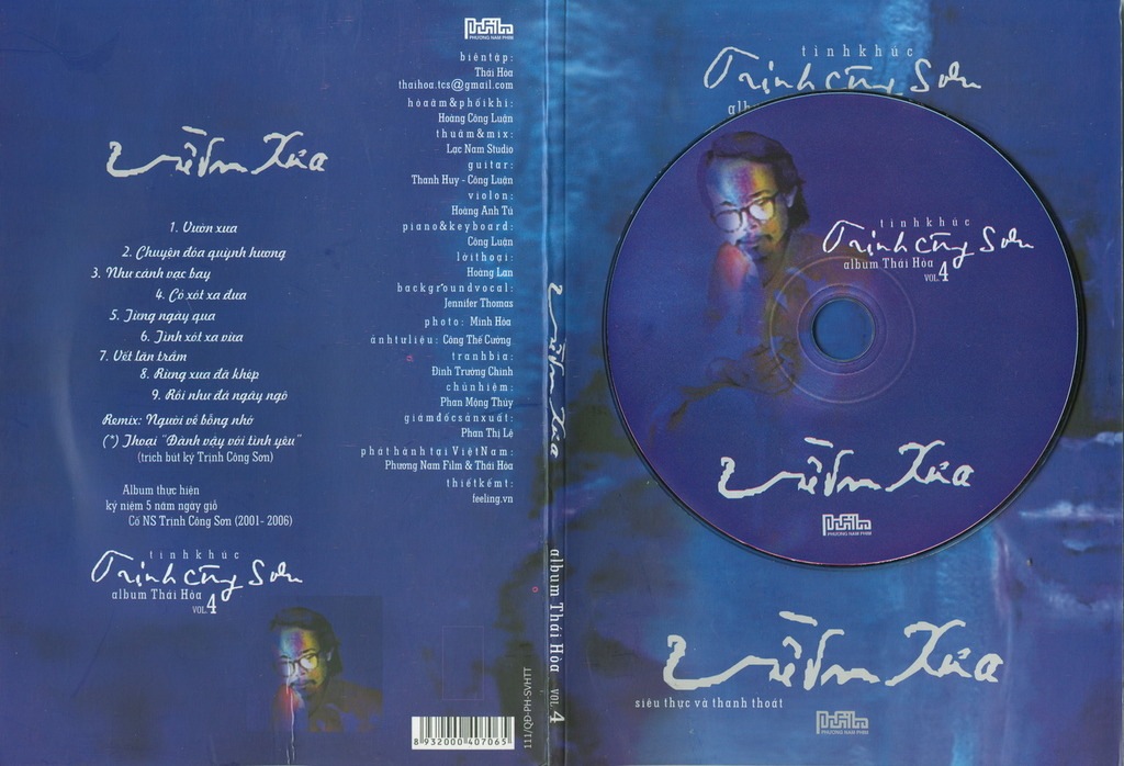 Phương Nam CD - Thái Hòa Vol. 4 - Tình Khúc Trịnh Công Sơn - Vườn Xưa