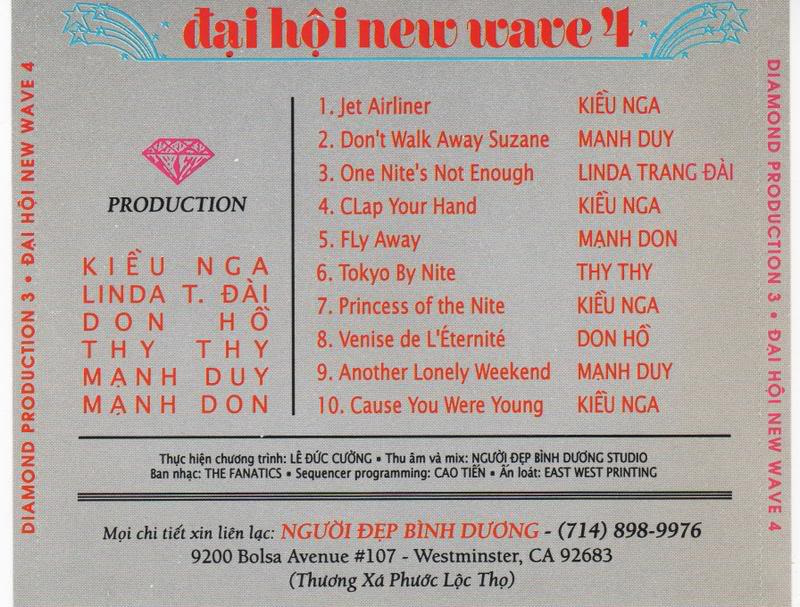 Diamond CD003 - Ðại Hội New Wave 4