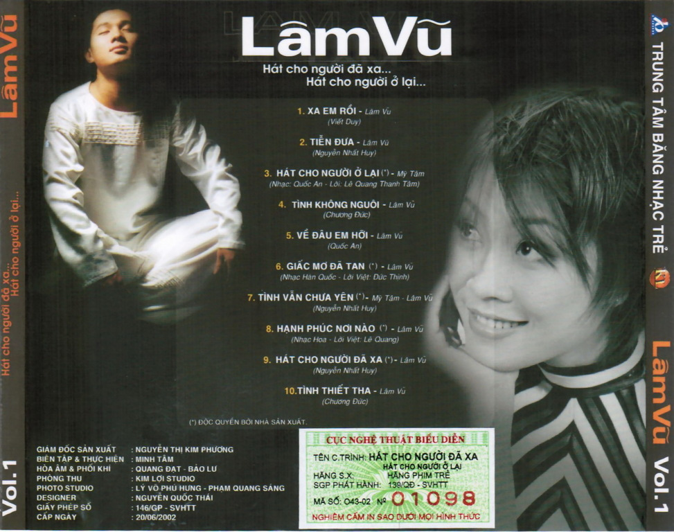 Hãng Phim Trẻ CD - Hát Cho Người Đã Xa