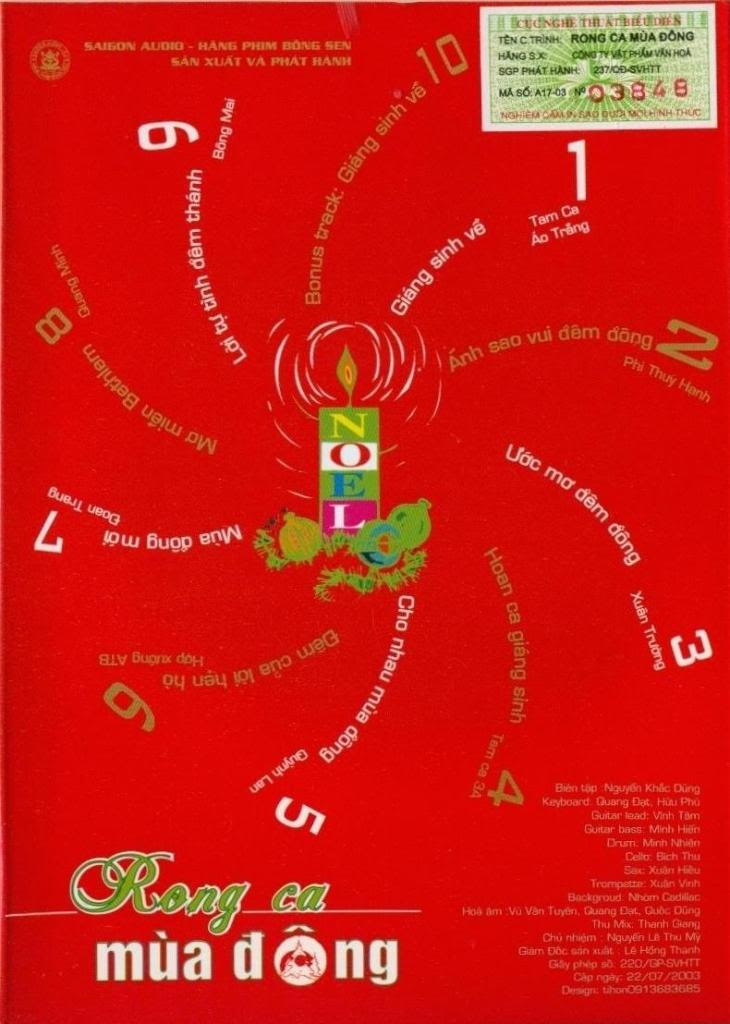 Sài Gòn Audio CD - Rong Ca Mùa Đông