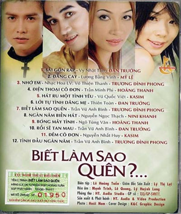 Biết Làm Sao Quên (HT Audio CD)
