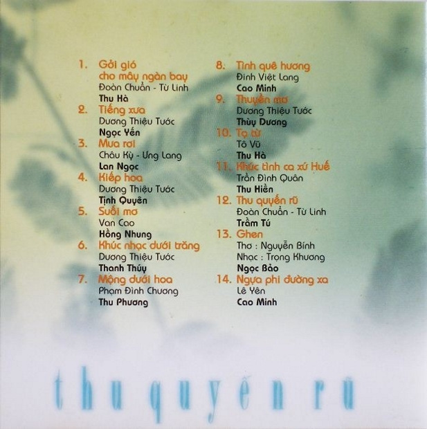 Thu Quyến Rũ (Băng Nhạc Trẻ CD)