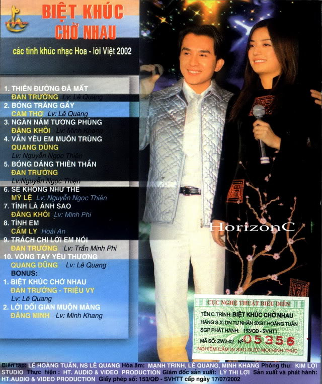 Biệt Khúc Chờ Nhau - Các Tình Khúc Nhạc Hoa (HT Audio CD)