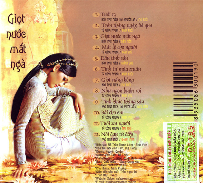 Vafaco CD - Giọt Nước Mắt Ngà - Tình Khúc Ngô Thụy Miên, Từ Công Phụng