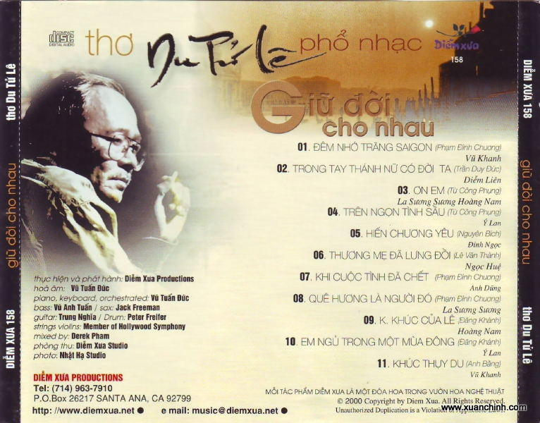 Diễm Xưa CD158 - Giữ Đời Cho Nhau