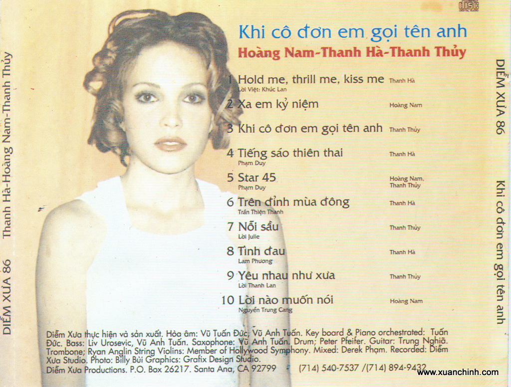 Diễm Xưa CD086 - Khi Cô Đơn Em Gọi Tên Anh