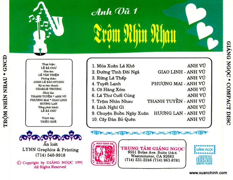 Giáng Ngọc CD - Trộm Nhìn Nhau