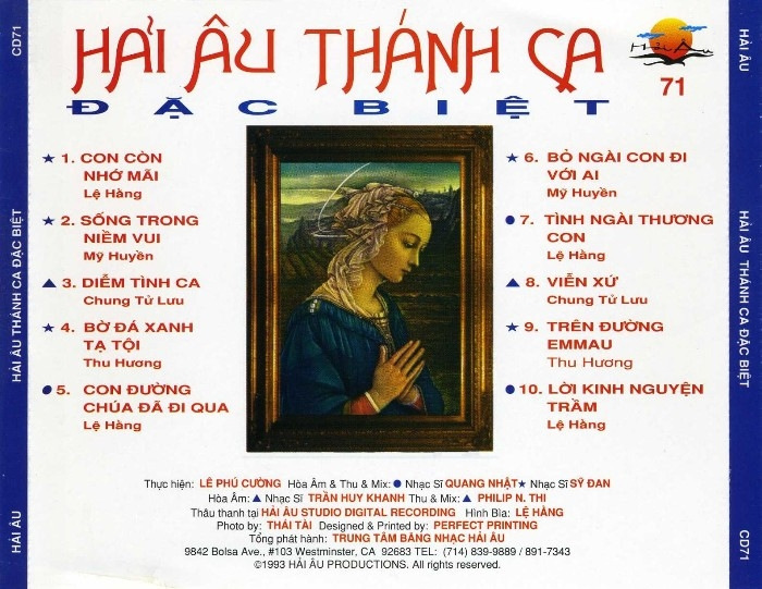 Hải Âu CD071 - Thánh Ca Đặc Biệt