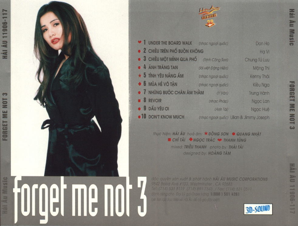 Hải Âu CD117 - Forget Me Not 3